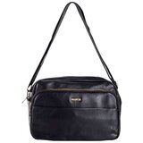 Fashion Hunters Black messenger bag with a wide strap | shoptok.hr