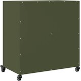  Komoda maslinastozeleni 68x39x72 cm čelična | Eponuda.com