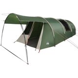  Tunelski šator s krovom Zelena i bijela 740 x 370 x 220 cm | shoptok.hr