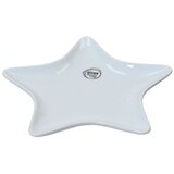 Dekordom porcelanski tanjir Plate porcelain star 21cm 608261 - White - KMG | ePonuda.com