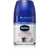 Vaseline Double Invisible Roll-On antiperspirant roll-on proti belim in rumenim madežem 50 ml | Shoptok.si