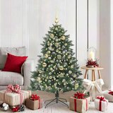 vidaXL Umestno božično drevo med 150 LED Zelena 105 x 105 x 150 cm | Shoptok.si