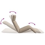  Sklopiva ležaljka za sunčanje boje taupe 175x54x8,5 cm Oxford tkanina | shoptok.hr