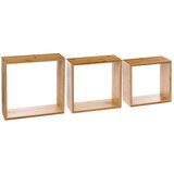 5five zidna polica Kocka 3/1 15x9x15, 20x9x20, 25x9x25cm Bambus Cene
