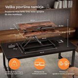Vonhaus Nastavač za stojeći radni stol &ndash; tamno drvo | shoptok.hr