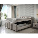 MID.YOU POSTELJA Z VZMETNICO 140 cm x 200 cm , les, tekstil, leseni material rjava | Shoptok.si