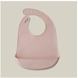 Interbaby Silikonski podbradak za bebe - Dark Pink | shoptok.hr