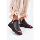 Boto Ladies Wedge Sandals Black Mevinette | ePonuda.com