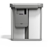 simplehuman Jeklen koš za smeti 34+24 l za ločevanje odpadkov/brezstični v srebrni barvi Dual Sensor – | Shoptok.si