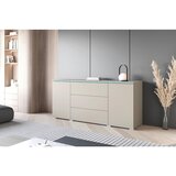 XXXL Komoda Vera, Siva, Z Osvetlitvijo | Shoptok.si