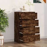  Komoda boja dimljenog hrasta 60x35x98 5 cm konstruirano drvo | shoptok.hr