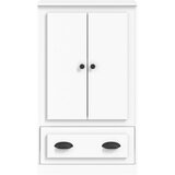  Visoka komoda bijela 60 x 35,5 x 103,5 cm od konstruiranog drva | shoptok.hr
