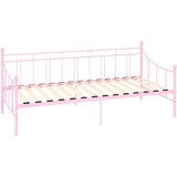 vidaXL Okvir za dnevni ležaj ružičasti metalni 90 x 200 cm | shoptok.hr