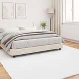  Protuklizni tepih od umjetnog zečjeg krzna OLITE Bijela 200 x 200 cm | Shoptok.si