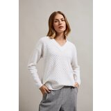 Marisse Women's Sweater Z-Sw-4519 Off White | shoptok.hr