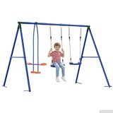  Set vanjskih ljuljački Šareni 263 x 185 x 185 cm Čelik i PE | Eponuda.ba