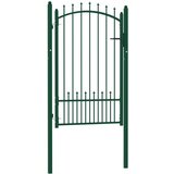  Vrata za ogradu sa šiljcima čelična 100 x 150 cm zelena | shoptok.hr