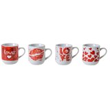 Festa momento mini, šoljica, keramička, love, mala, 80 ml, miks 705600