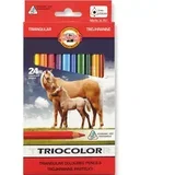 ICO: Koh-I-Noor 3144 Triocolor 24-delni komplet barvnih svinčnikov