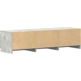 TV ormarić boja betona 140 x 40 x 35,5 cm konstruirano drvo | Eponuda.ba