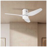  ZEVENTI - LED stropni ventilator PADUA LED/18W/230V Wi-Fi Tuya beli + daljinski upravljač | Eponuda.com