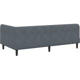  Kutni okvir kreveta Tamno siva 90 x 190 cm Baršun | shoptok.hr