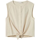name it majica BR 13240165 NKFFALINNEN D bež 122/128 Cene