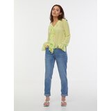 Orsay Light Green Women's Ruffle Blouse - Women | shoptok.hr