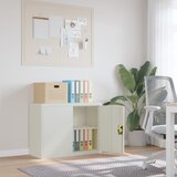vidaXL arhivska omara svetlo siva 90x40x70 cm jeklo | Shoptok.si