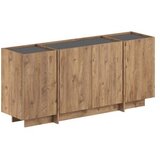 Hanah home Samostojeća komoda Dorma Atlantic Pine Anthracite | Eponuda.com