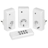 Vivanco set od tri utičnice + wireless remote sa RF kontrolom, 1000W, white 26551 Cijene