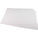 SMIT VISUAL Blok papirja flipchart za table in stojala Eco, karo vzorec, DE 5 kosov, format 1000 x 650 mm | Shoptok.si