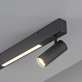 SCHÖNER WOHNEN 11793-18 - LED spot svetlo DANTE 2xGU10/10W+LED/7,2W crna | Eponuda.com