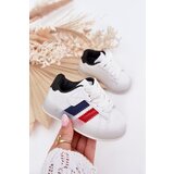 Boto Sports Shoes Sneakers For Children With Glowing Sole White-Black Arielle Cene