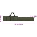  Torba za štap za pecanje tamnozelena 150 cm od tkanine Oxford | shoptok.hr