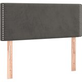 Box spring postelja z vzmetnico temno siva 90x200 cm žamet, (20723649) | Shoptok.si