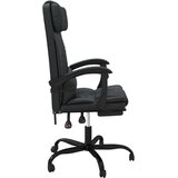  Pisarniški stol črno umetno usnje, (20669296) | Shoptok.si