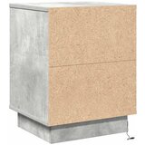  Noćni ormar Betonski sivi 39 x 34,5 x 50 cm Konstruirano drvo | shoptok.hr