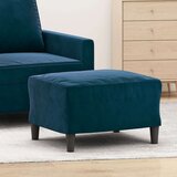  Stolček za noge moder 60x50x41 cm žamet, (20983909) | Shoptok.si
