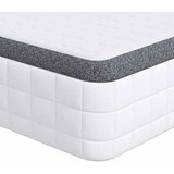 vidaXL Vzmetnica Bela in siva 90 x 190 cm Bonell vzmet, (5000288634) Cene