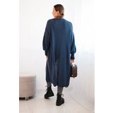 Kesi Włoski Long cardigan sweater dark denim | Shoptok.si