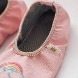 Rolly | romeo, julija & co.® bébé dječje kožne školske papuče barefoot friendly rainbow | shoptok.hr