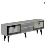 Hanah home Hanah Kućni TV komoda Lidya, 150x45,6x30 cm, Bijelo-zlatna boja | Eponuda.ba