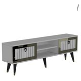 Hanah home tv polica lidya white gold Cene