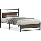 Maison Chic Postelja za odrasle - Posteljni Okvir brez vzmetnice hrast 100x190 cm inženirski les, (22082636) | Shoptok.si