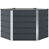  Cvetlično korito Antracit 129 x 129 x 75 cm Jeklo, (5000207776) | Shoptok.si