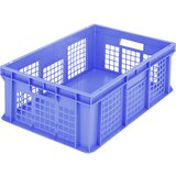BITO Evro zaboj za zlaganje BN, stene in dno z luknjami, DxŠxV 600 x 400 x 215 mm | Shoptok.si