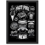 Wallity Slika 55x70 cm Menu – Wallity | Shoptok.si