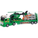  Set za prijevoz dinosaura: Kamion, Vučno vozilo, Helikopter, Svjetla, Zvuk | shoptok.hr