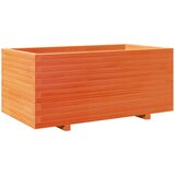 Furnova Vrtno cvetlično korito voščeno 110x60x49,5 cm trdna borovina, (21920838) | Shoptok.si
